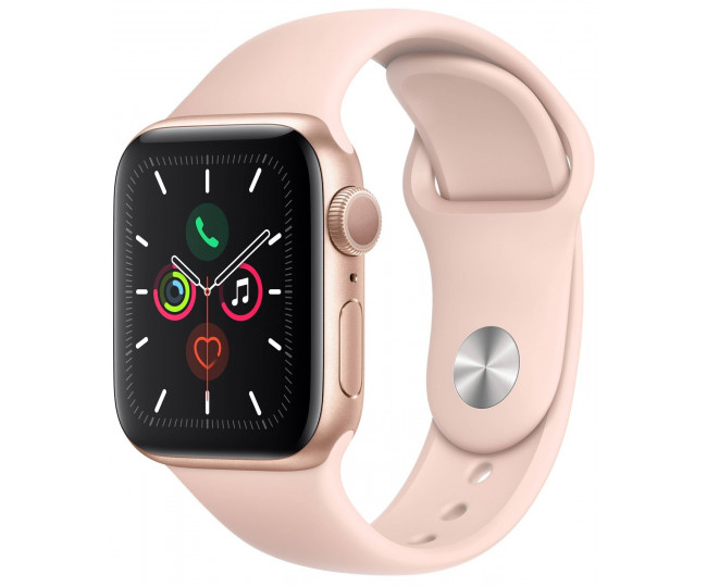 Apple Watch Series 5 GPS 40mm Gold Alum. w. Pink Sand Sport b. Gold Alum. (MWV72) б/у